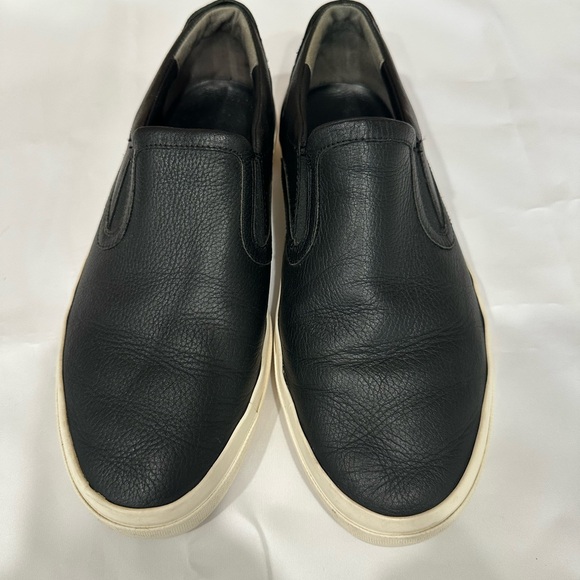 Vince Men’s Black Leather Slip-On Sneakers Size 8M main image 8